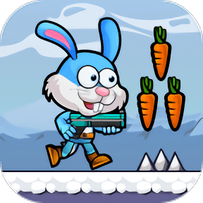 兔子胡萝卜跑游戏(bunny carrot run)